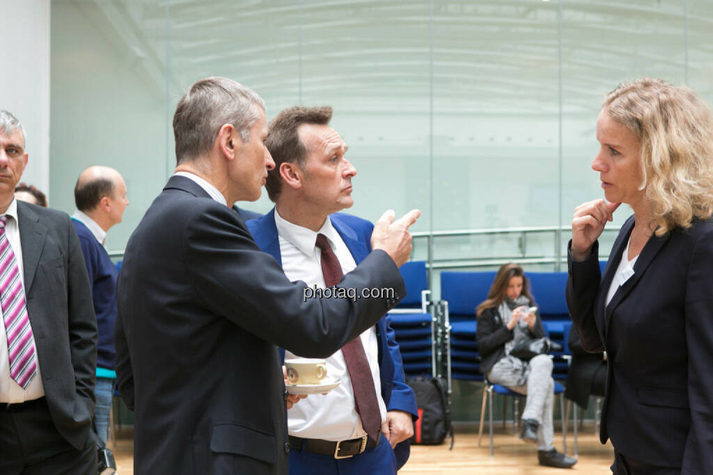 Heinz Miko (EU-Kommission Vertretung in Ö), Johann Sollgruber (Leiter der Vertretung der EU-Kommission in Ö), © photaq/Martina Draper (01.06.2015) 