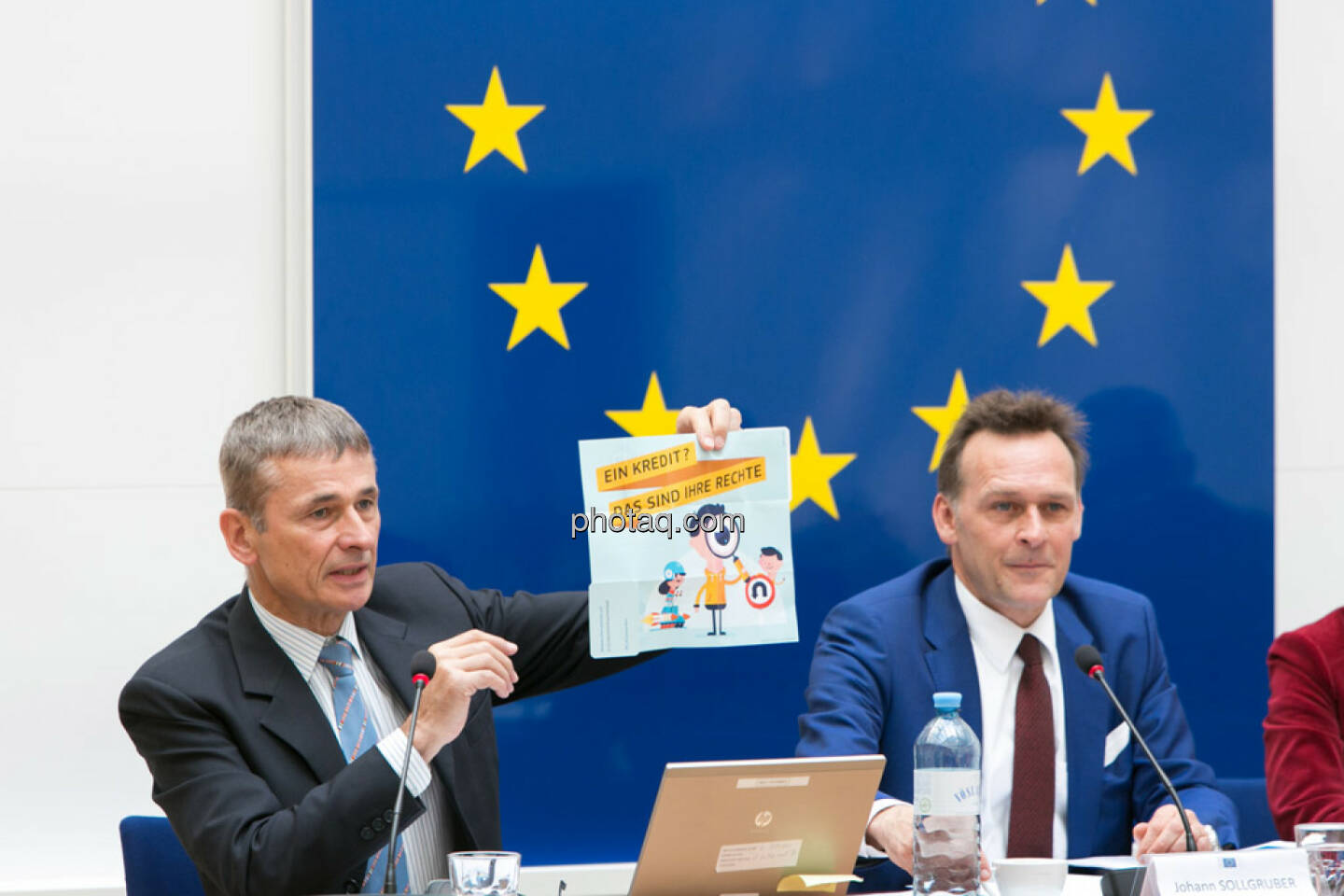 Heinz Miko (EU-Kommission Vertretung in Ö), Johann Sollgruber (Leiter der Vertretung der EU-Kommission in Ö)