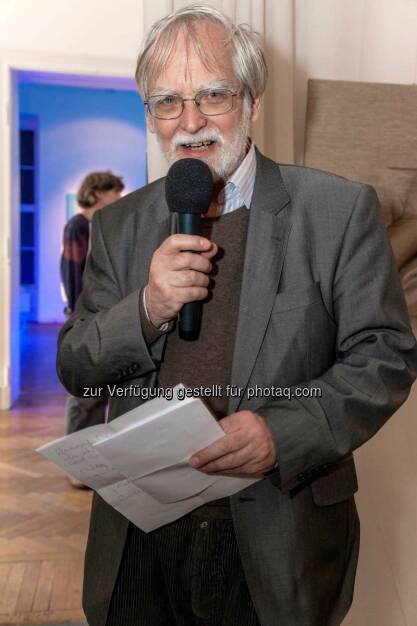 Ulrich Gansert bei der Laudatio (C) Peter Hickersberger, © Robert Rieger, Manfred Schmid, Johannes Asenbaum, Peter F. Hickersberger (02.06.2015) 