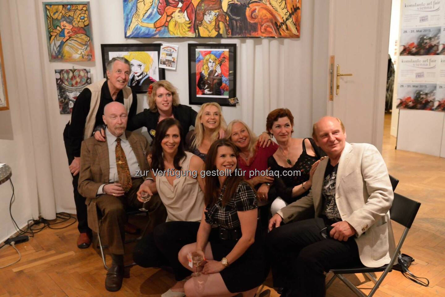 Kunstfans mit Künstlerinnen Sonjuschka Golovanov und Lisa Grüner (C) Johannes Asenbaum