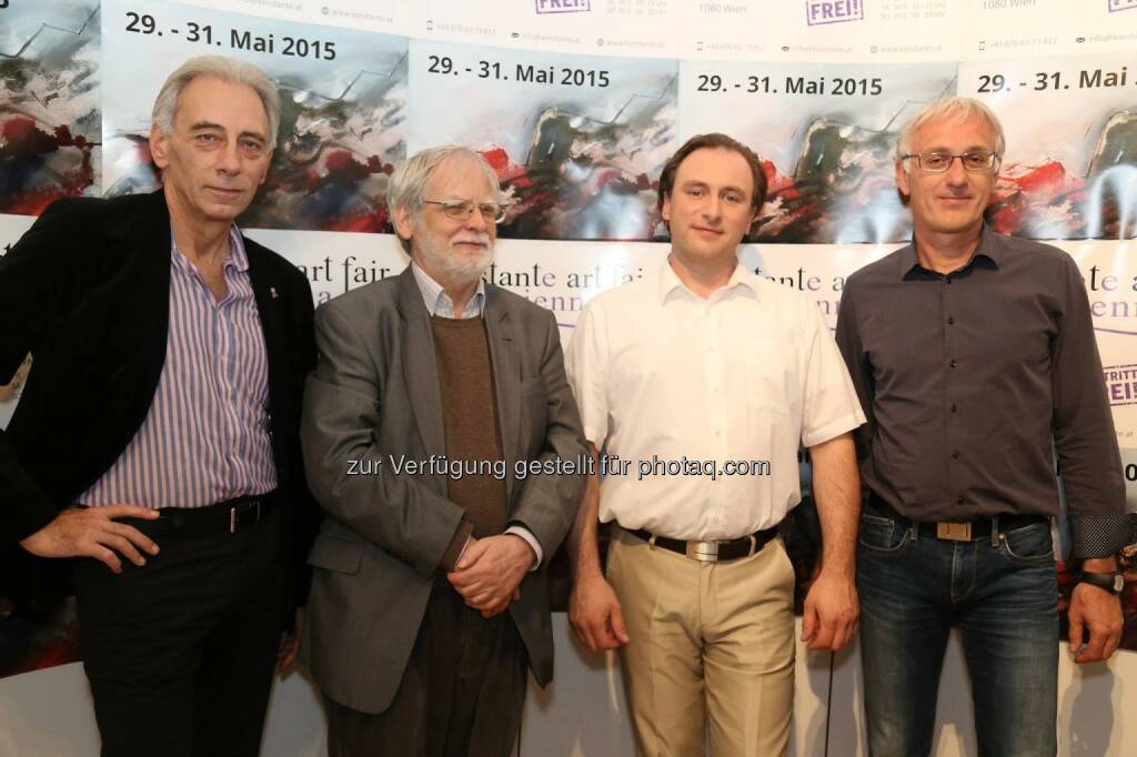 Roland Trnka (Schauspieler), Ulrich Gansert, Veranstalter Konstantin F. Chatziathanassiou, Hannes Gruber (Sportdirektor ÖLV) (C) Robert Rieger, © Robert Rieger, Manfred Schmid, Johannes Asenbaum, Peter F. Hickersberger (02.06.2015) 