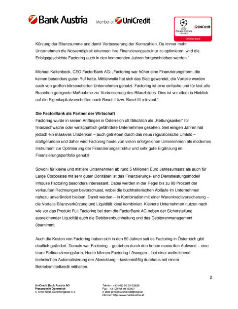 FactorBank: 50 Jahren Liquiditätsverbesserer von Unternehmen, Seite 2/3, komplettes Dokument unter http://boerse-social.com/static/uploads/file_101_factorbank.pdf (09.06.2015) 