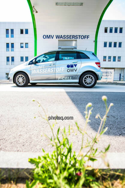 Wasserstoffauto der OMV, Wasserstoff Tankstelle, © photaq/Martina Draper (10.06.2015) 