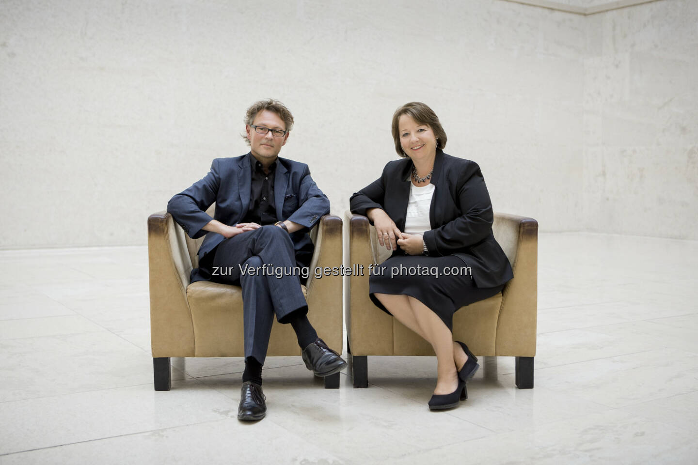 Neues designiertes Direktorium des Leopold Museum: Gabriele Langer und Hans-Peter Wipplinger (C) Leopold Museum