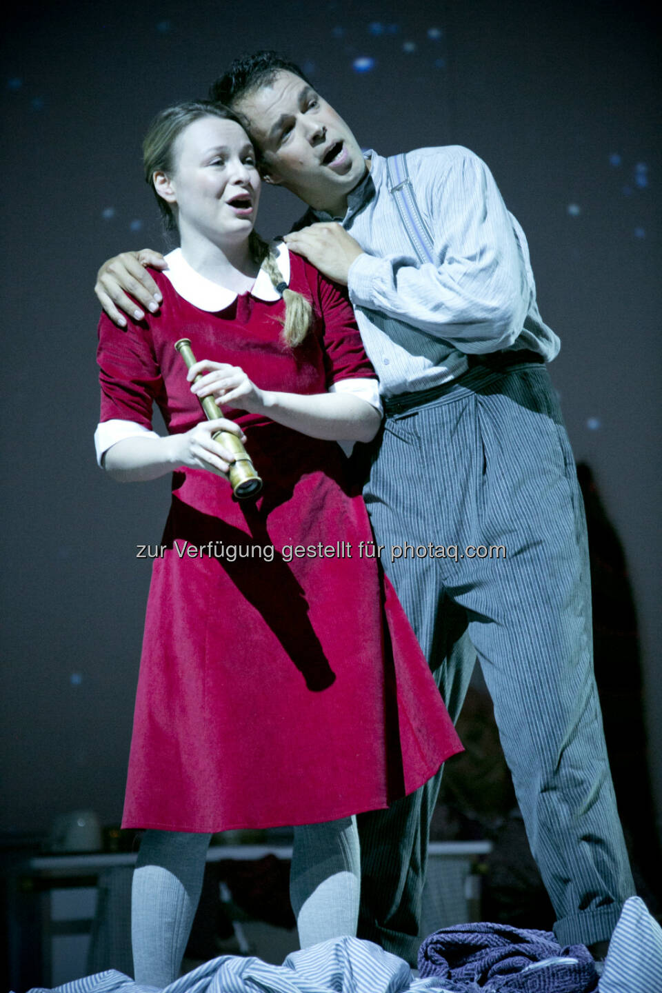 Julia Novikova (Gerda), Szabolcs Brickner (Kay), (C) Roland Schuller