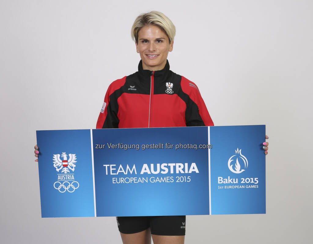 Elisabeth Niedereder, mit tristyle.at in 1090 ansässig, startet für Österreich bei den European Olympic Games in Baku - Fotocredit: ÖOC/GEPA  (15.06.2015) 