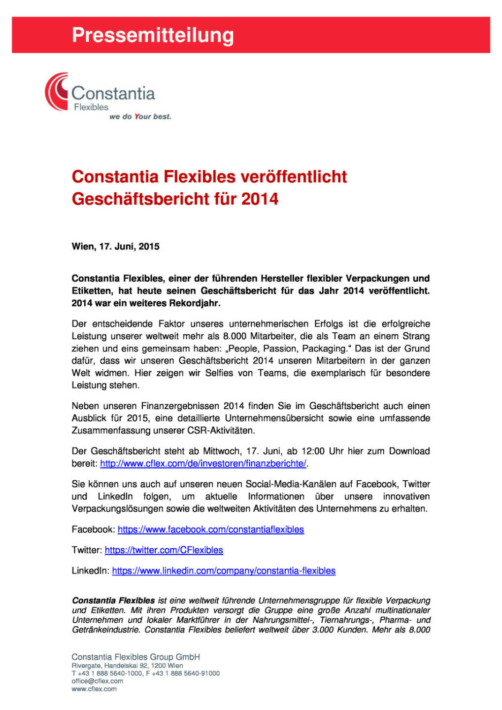 Constantia Flexibles GB 2014, Seite 1/2, komplettes Dokument unter http://boerse-social.com/static/uploads/file_134_constantia_flexibles_gb_2014.pdf