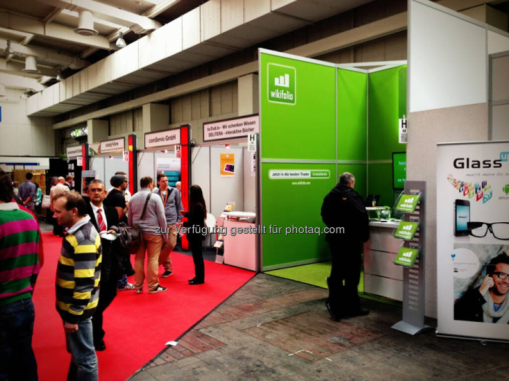 wikifolio auf der CeBIT, © wikifolio (07.03.2013)