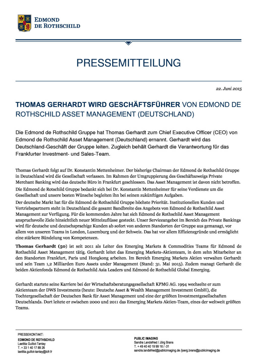 Thomas Gerhardt wird GF von Edmond de Rothschild Asset Management, Seite 1/2, komplettes Dokument unter http://boerse-social.com/static/uploads/file_152_rothschild_asset_management.pdf