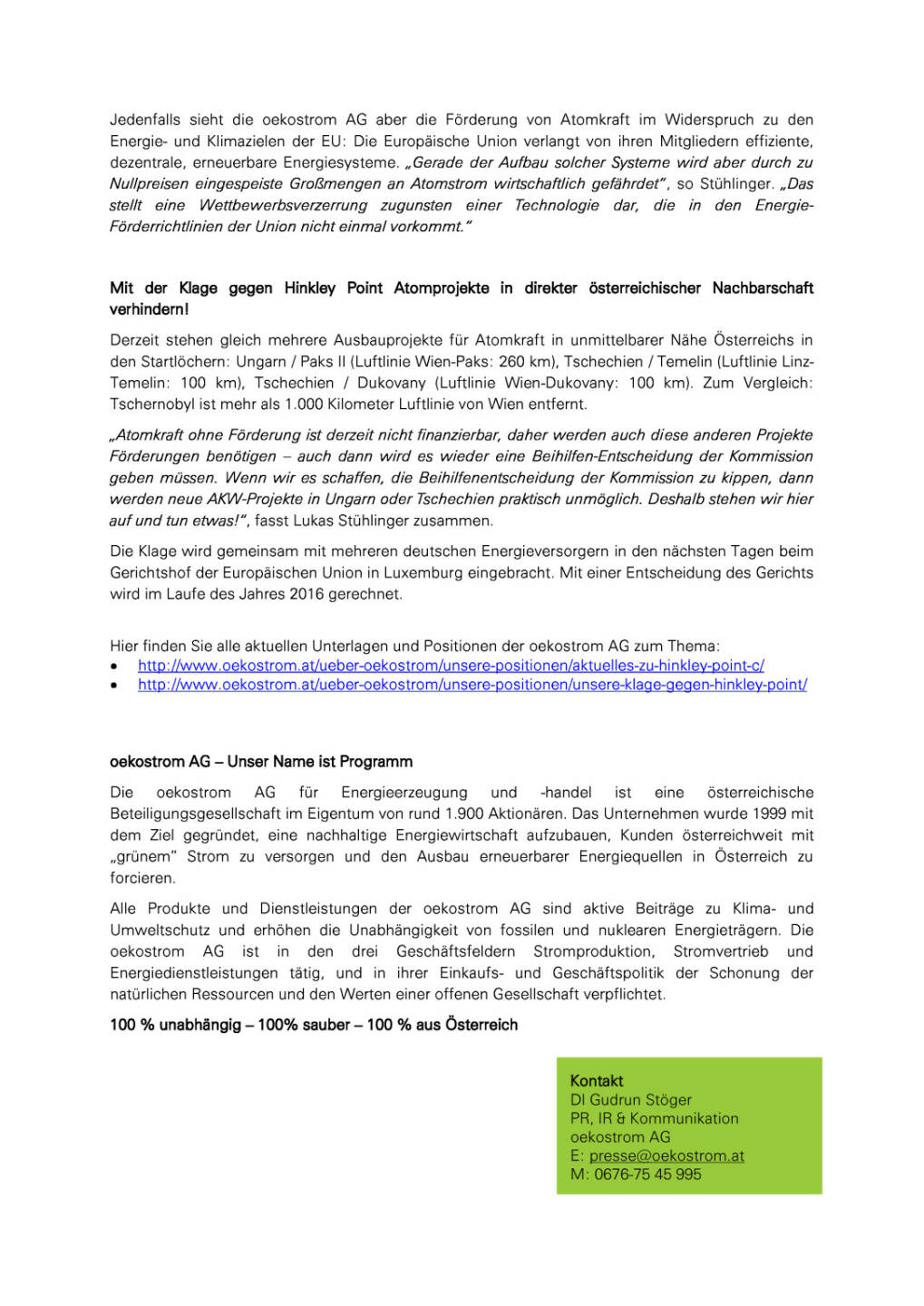 oekostrom Klage gegen AKW Hinkley fertig, Seite 2/2, komplettes Dokument unter http://boerse-social.com/static/uploads/file_155_oekostrom_klage.pdf