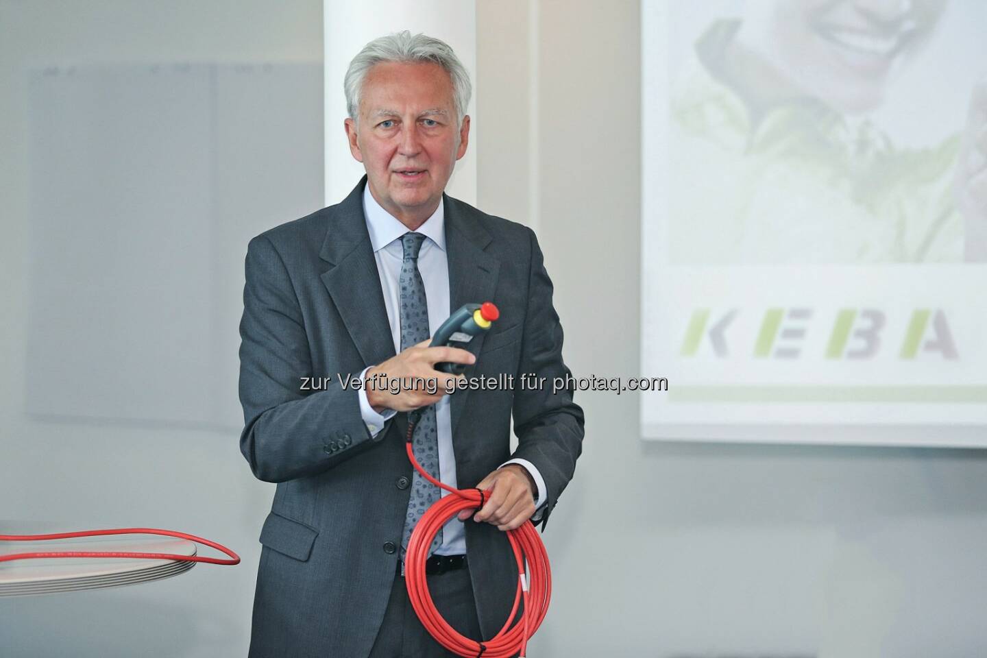 Gerhard Luftensteiner (Vorstandsvorsitzender Keba AG): Keba prolongiert erfolgreiches Wachstum (C) Reichl und Partner PR GmbH/APA-Fotoservice/Hartl
