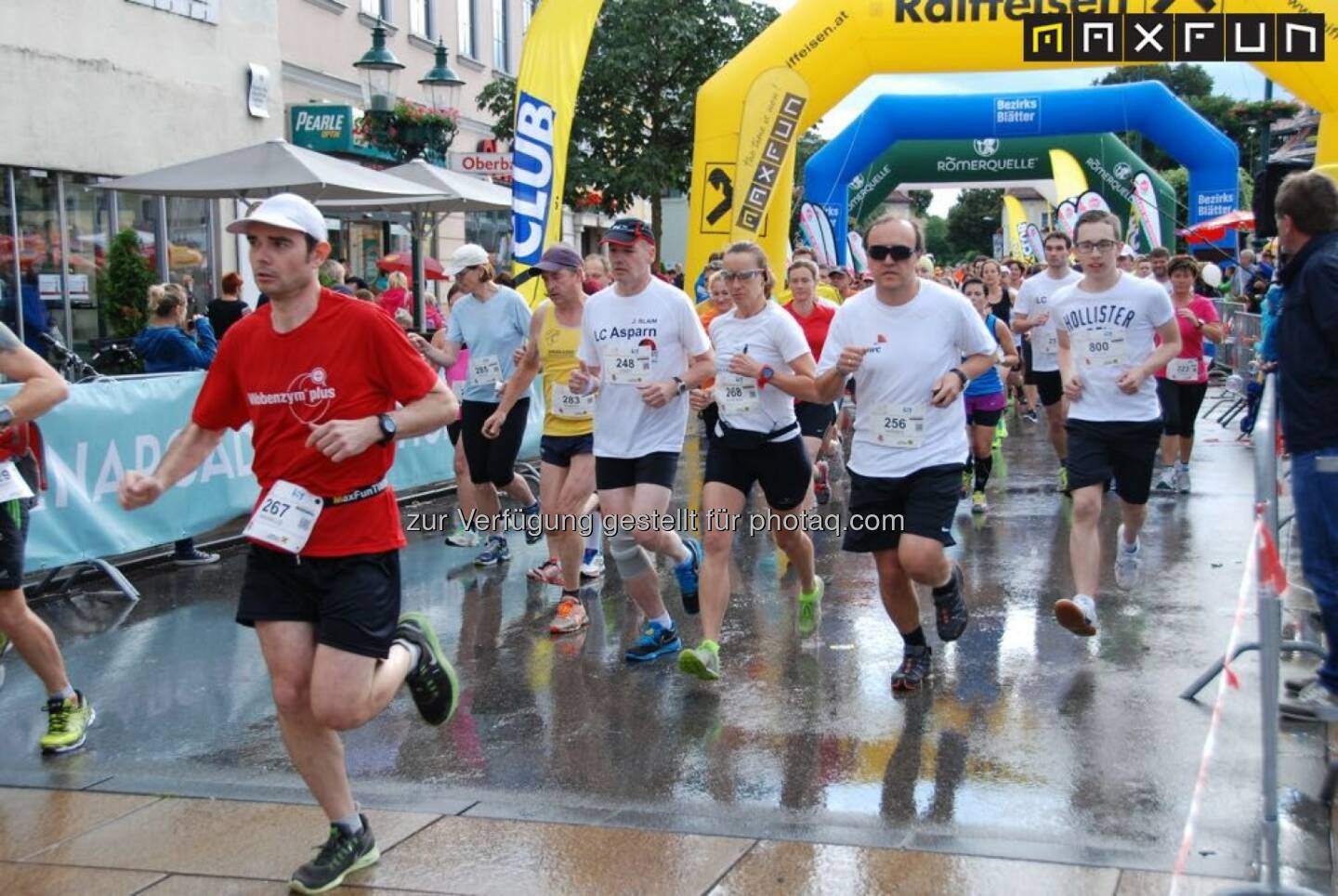 Rosenarcadelauf Tulln, Start