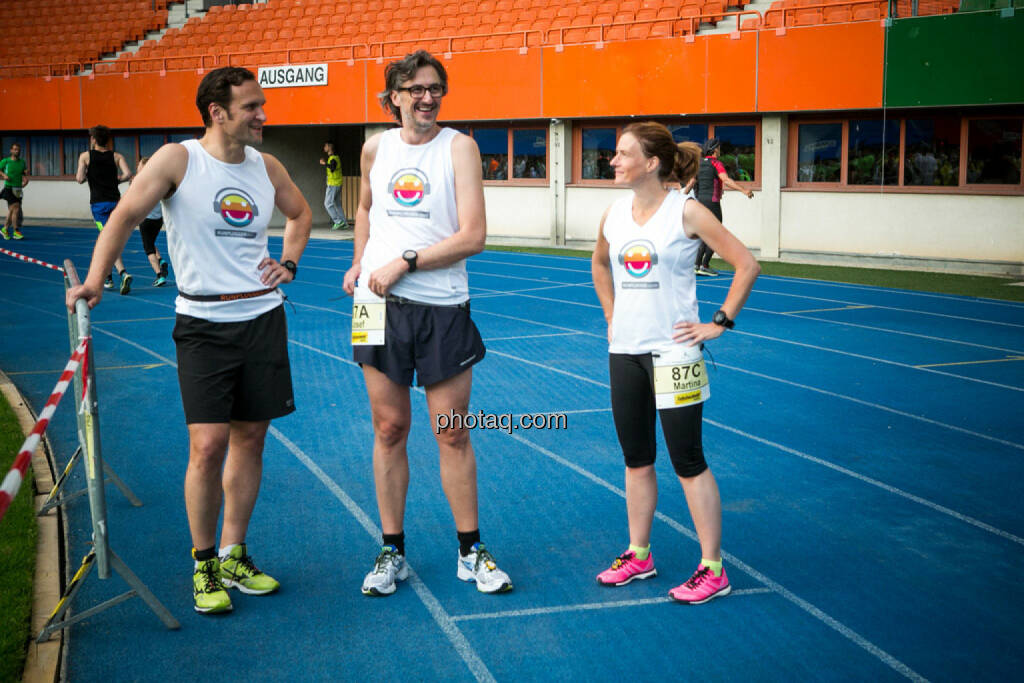 Stefan Kratzsch (Deutsche Bank), Josef Chladek, Martina Draper, © photaq/Ludwig Hartweger/Martina Draper/div.Handypics (26.06.2015) 