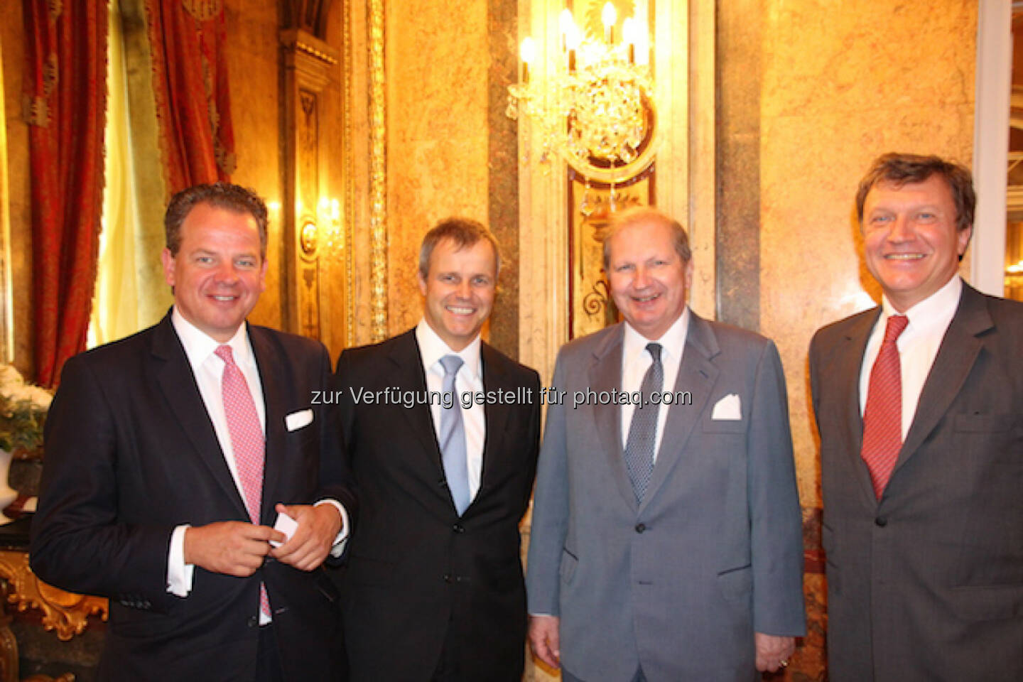Arno Fuchs (CEO von FCF Corporate Finance München), Martin Friedrich (HQ Trust), Stiftungsexperte Maximilian Eiselsberg, Harald Klien (Calliope Holding AG)