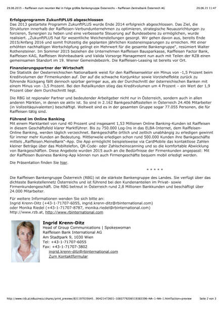 Raiffeisen zum 9. Mal Austro-Nr.1, Seite 2/3, komplettes Dokument unter http://boerse-social.com/static/uploads/file_182_raiffeisen_zum_9_mal_austro-nr1.pdf (29.06.2015) 