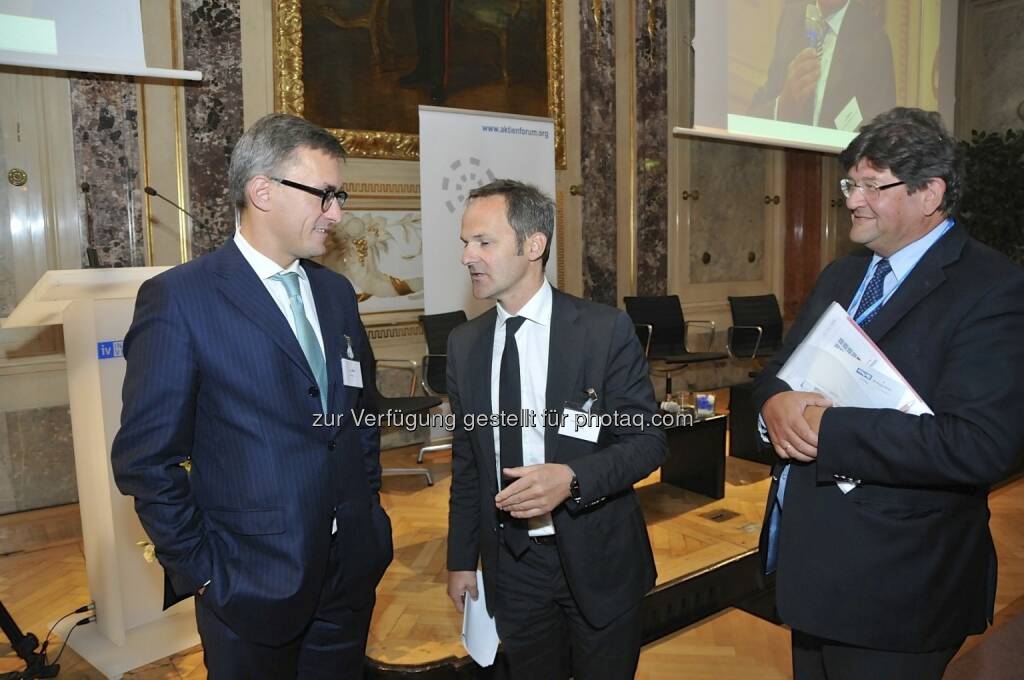 Robert Ottel (voestalpine / Aktienforum), Franz Schellhorn (Die Presse), Stefan Zapotocky (LPC Capital Partners) (15.12.2012) 