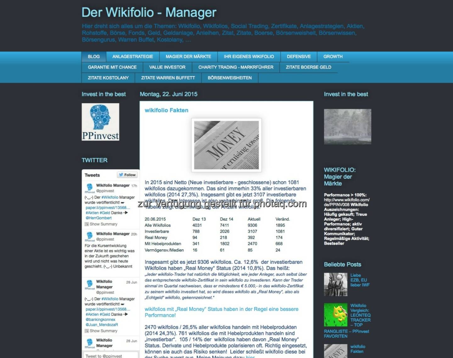 Der Wikifolio - Manager - http://ppinvest-blog.blogspot.co.at