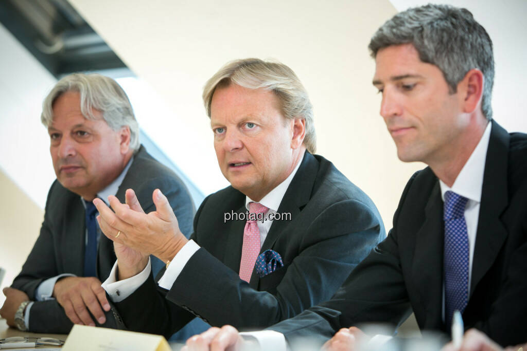 Ullrich Kallausch, Bernhard Ramsauer, Dietmar Baumgartner, Semper Constantia Privatbank, © photaq/Martina Draper (01.07.2015) 