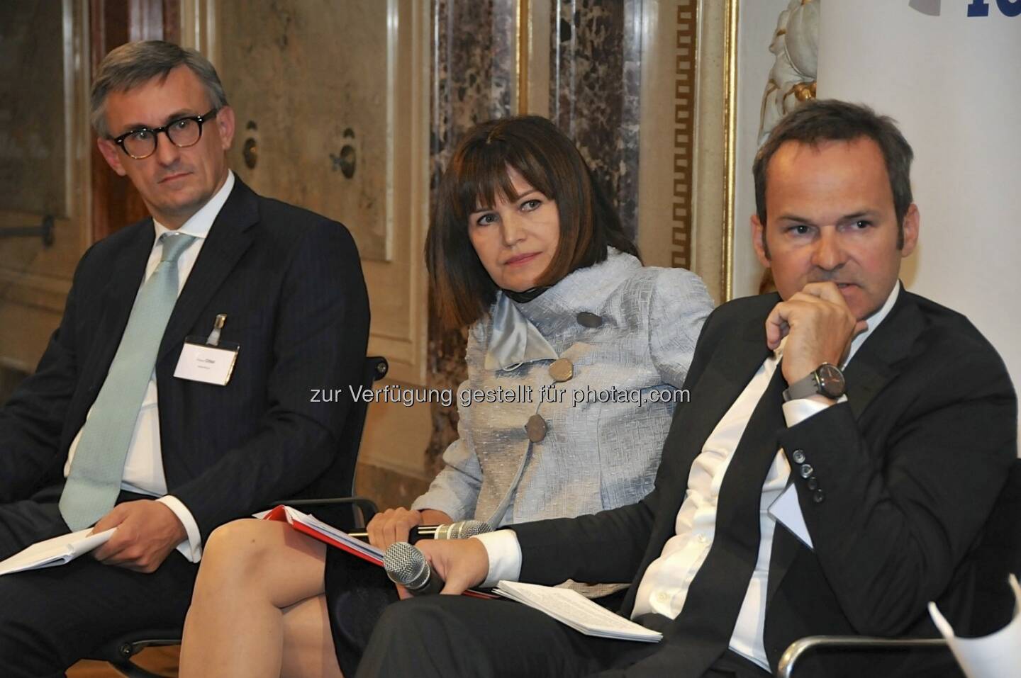 Robert Ottel (voestalpine/Aktienforum), Birgit Kuras (Wiener Börse), Franz Schellhorn (Die Presse)