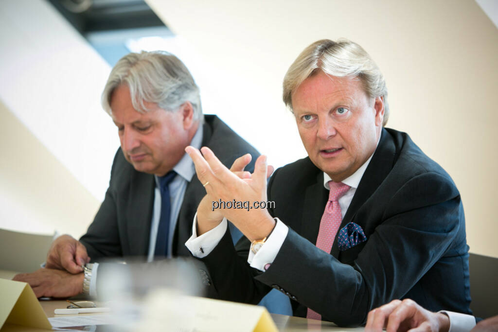 Ullrich Kallausch, Bernhard Ramsauer, Semper Constantia Privatbank, © photaq/Martina Draper (01.07.2015) 