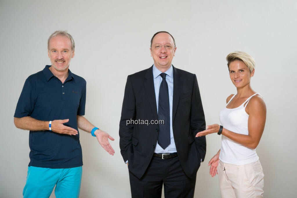 Christian Drastil, Roman Eisenschenk, Head of Austrian Sales Kepler Cheuvreux, Elisabeth Niedereder, Tristlye, © Martina Draper/photaq.com (08.07.2015) 