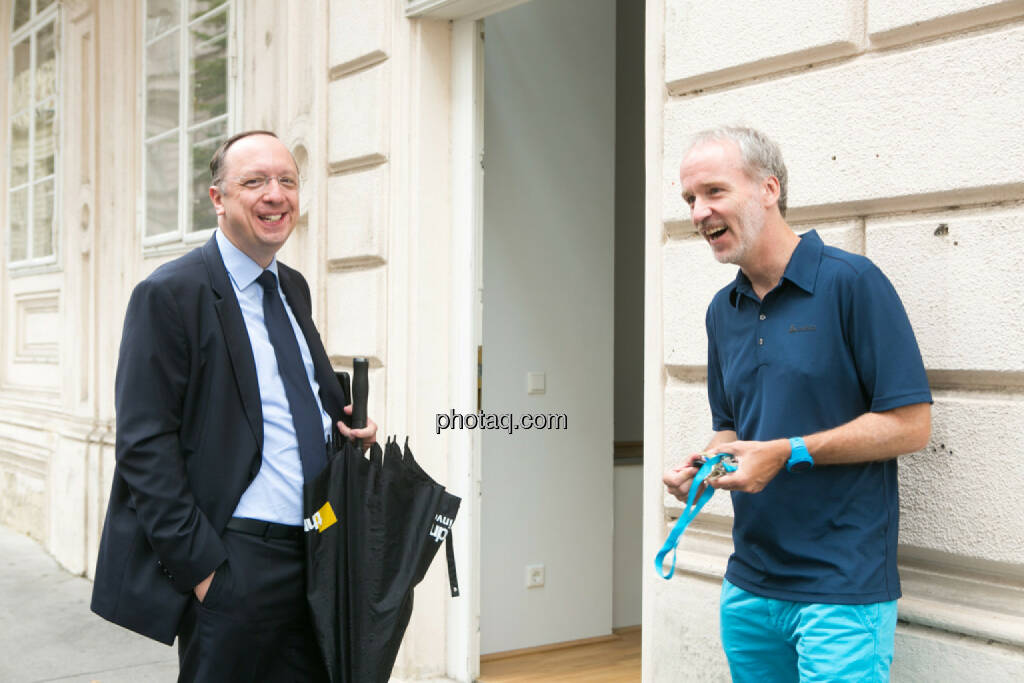 Roman Eisenschenk, Head of Austrian Sales Kepler Cheuvreux, Christian Drastil, © Martina Draper/photaq.com (08.07.2015)