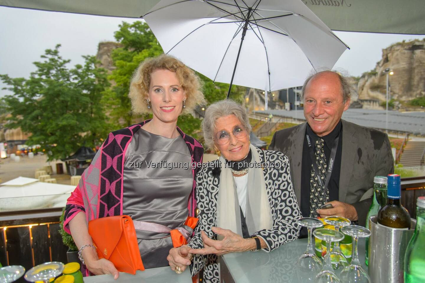 Maren Hofmeister (Intendantin) Lotte Tobisch, Robert Dornhelm (Regisseur)