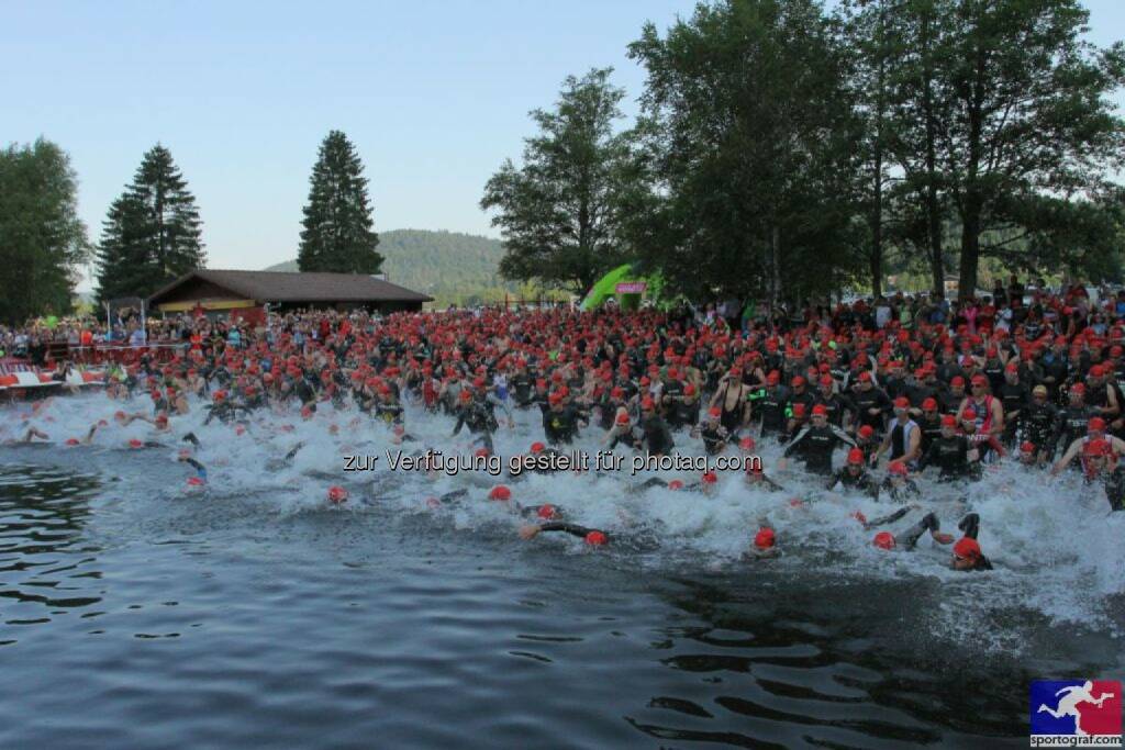 XTerra European Tour France Schwimmen, Start (Bild: sportgraf), © Klaus Arendt (10.07.2015) 