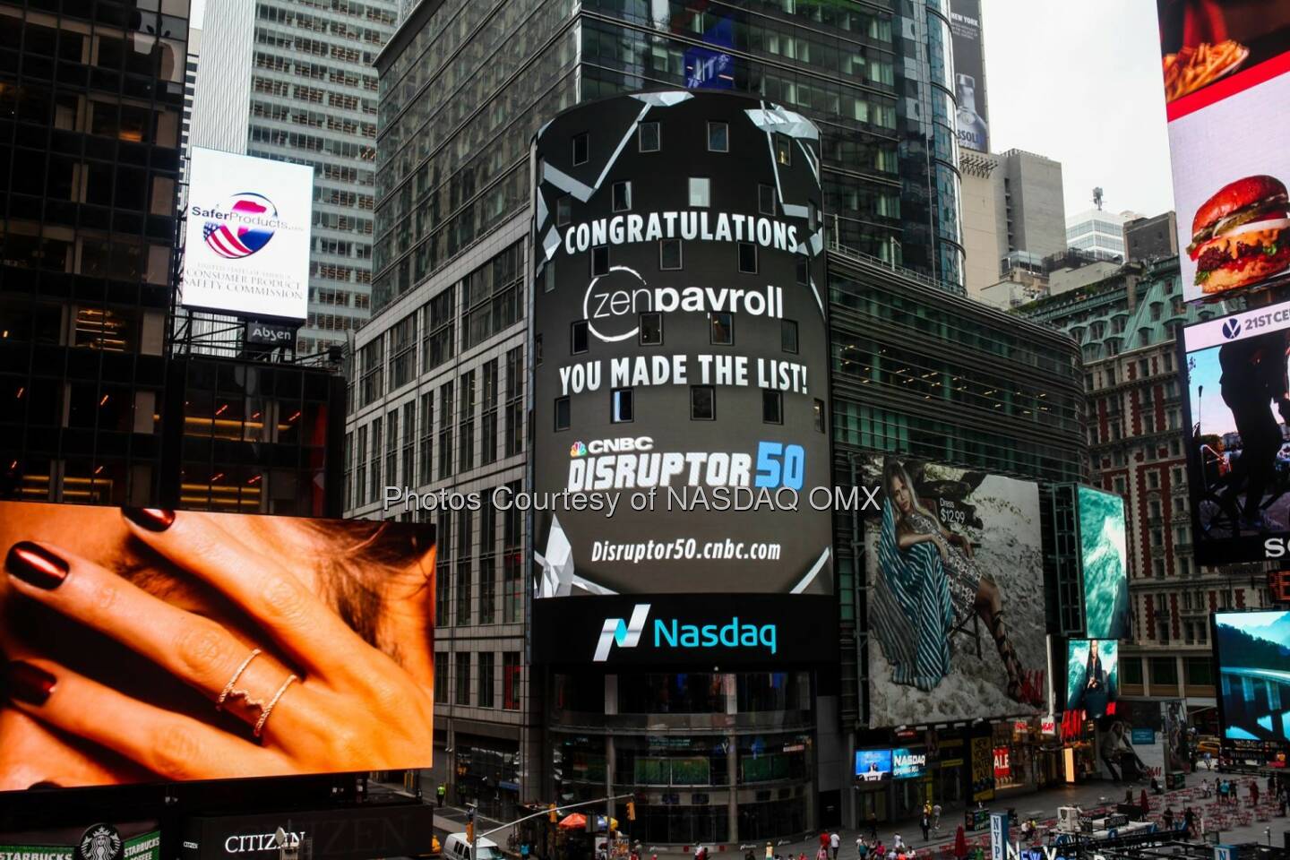 Congratulations to ZenPayroll on making CNBC's 2015 #Disruptor50 list!  Source: http://facebook.com/NASDAQ