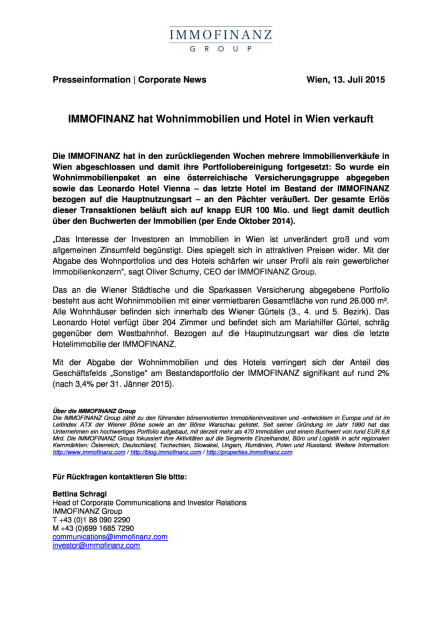 Immofinanz verkauft in Wien, Seite 1/1, komplettes Dokument unter http://boerse-social.com/static/uploads/file_220_immofinanz_verkauft_in_wien.pdf (13.07.2015) 