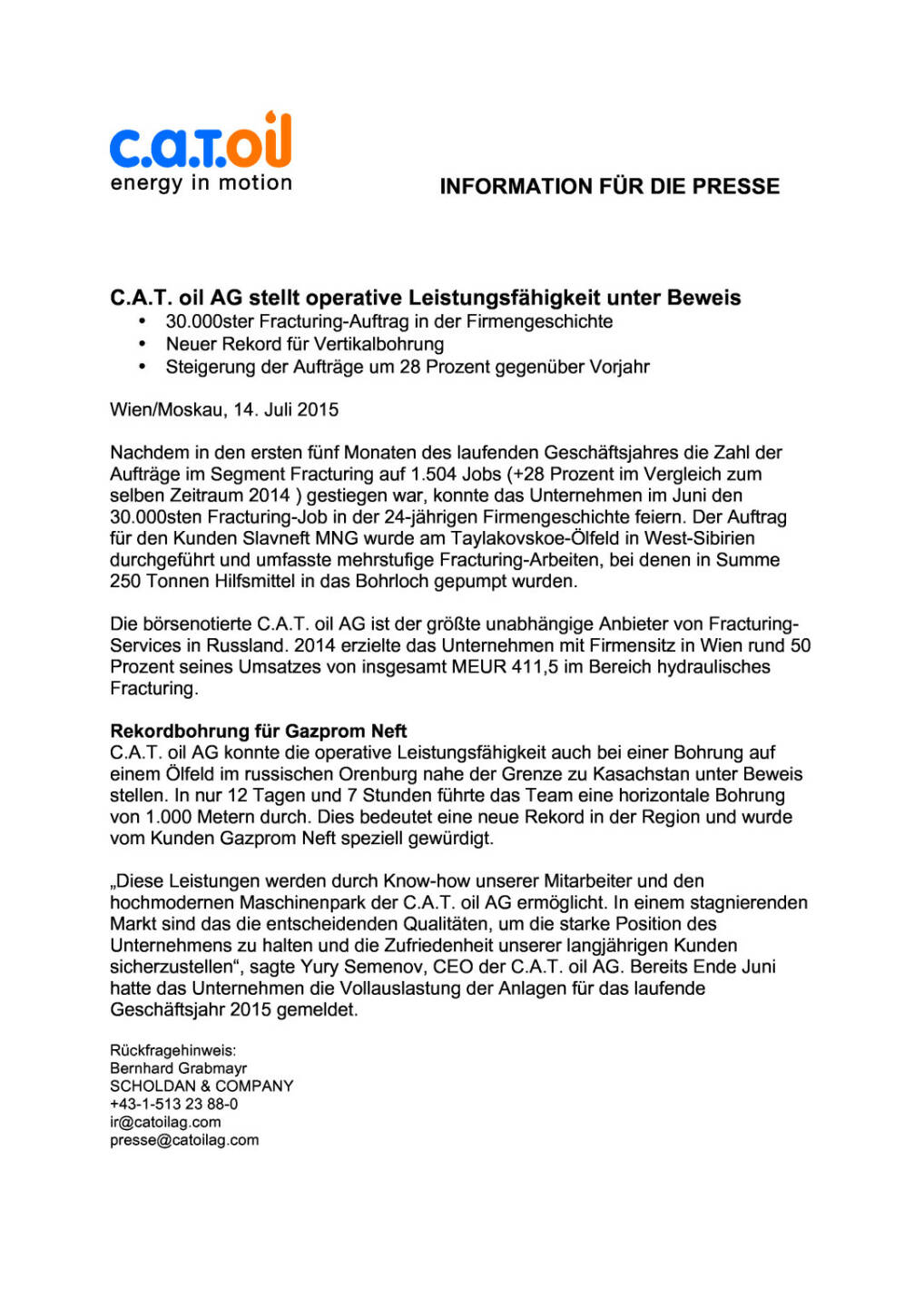 C.A.T. oil mit 30.000stem Fracturing-Auftrag, Seite 1/1, komplettes Dokument unter http://boerse-social.com/static/uploads/file_223_catoil_fracturing.pdf