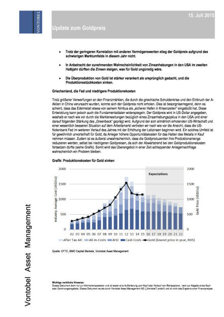 Vontobel-Update zum Goldpreis, Seite 1/2, komplettes Dokument unter http://boerse-social.com/static/uploads/file_232_vontobel-update_zum_goldpreis.pdf (15.07.2015) 