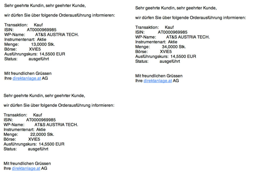 Tag 8/2: Kauf 69 AT&S zu 14,55 mit Teilausführungen. (16.07.2015) 