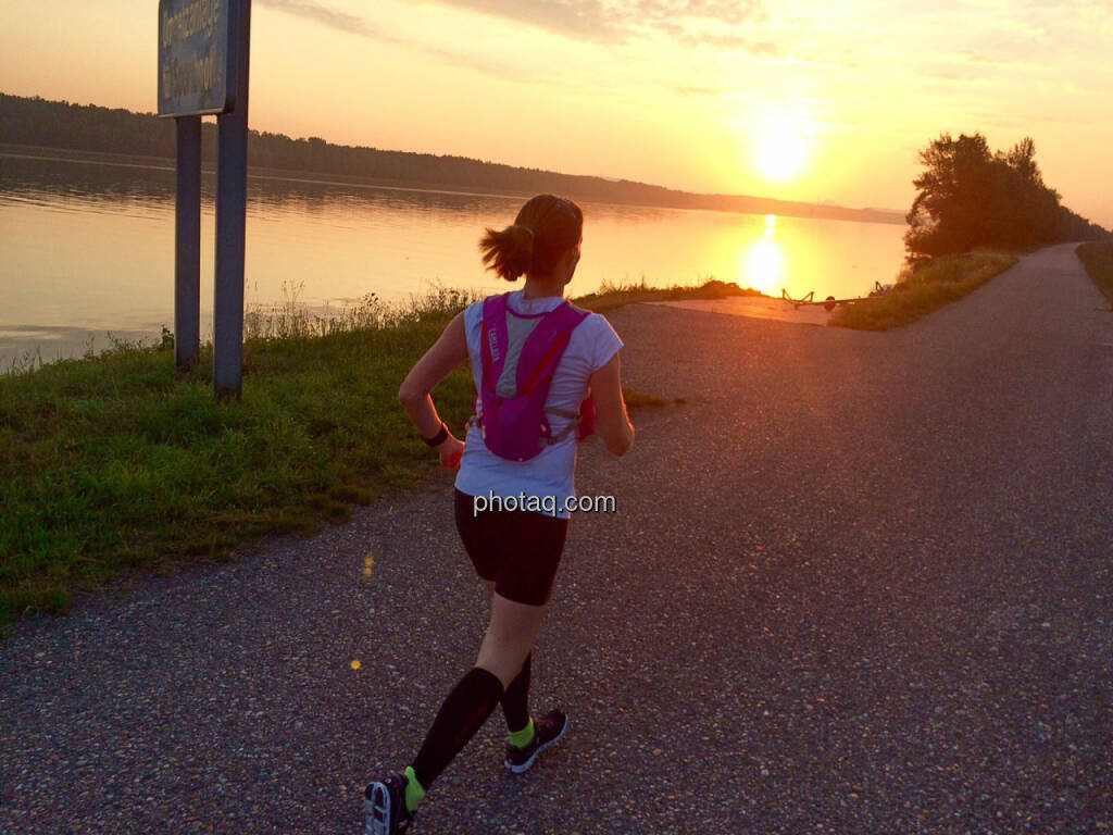 laufen, Donau, Sonnenaufgang, © Martina Draper (17.07.2015) 