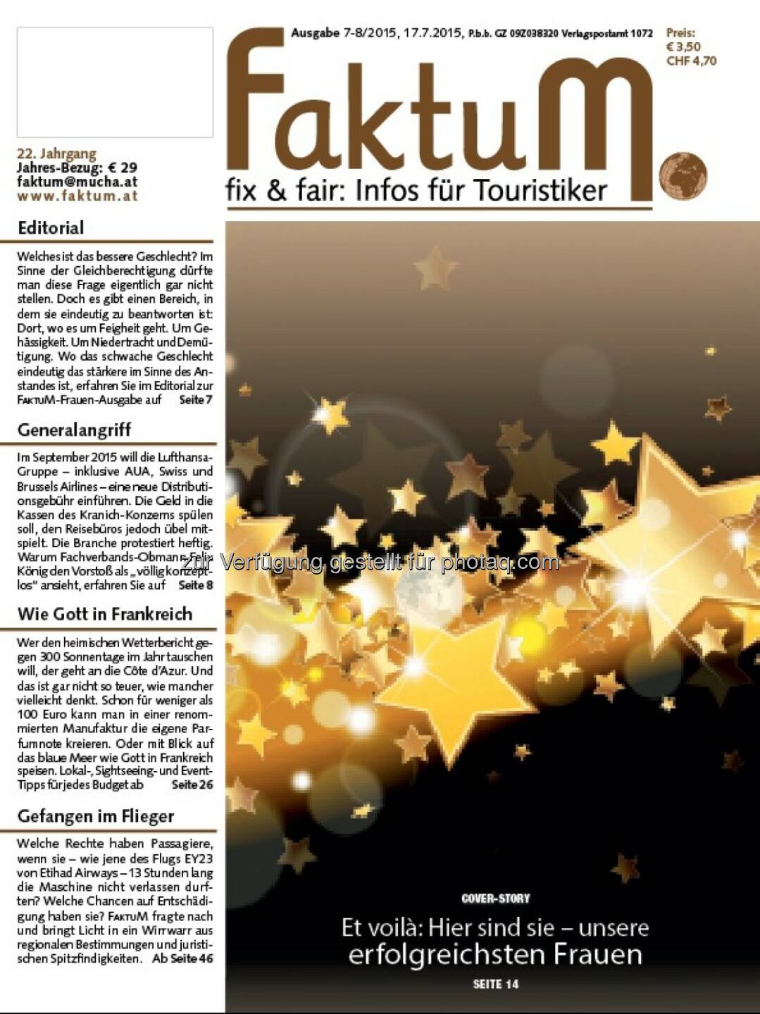 FaktuM 7-8/2015: Die Branchen-Ladies : © Mucha Verlag
