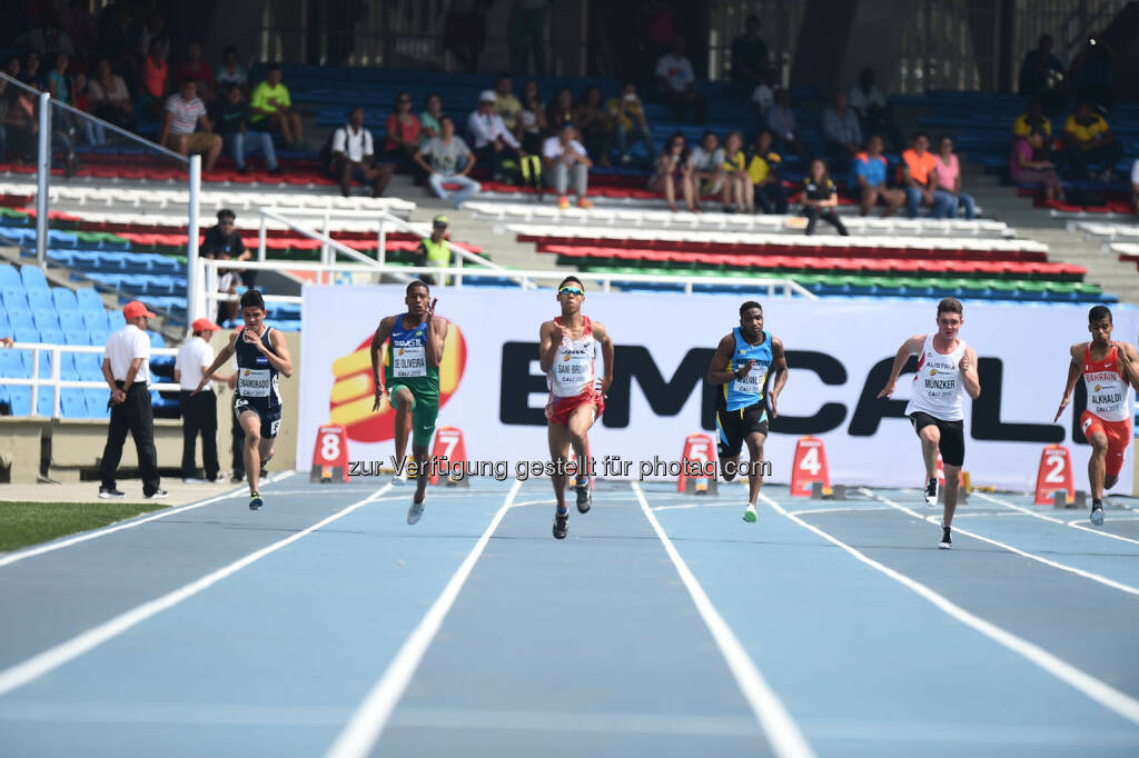 Max Münzker, 100m, Laufbahnen (Bild: ÖLV/Jiro Mochizuki) (17.07.2015) 