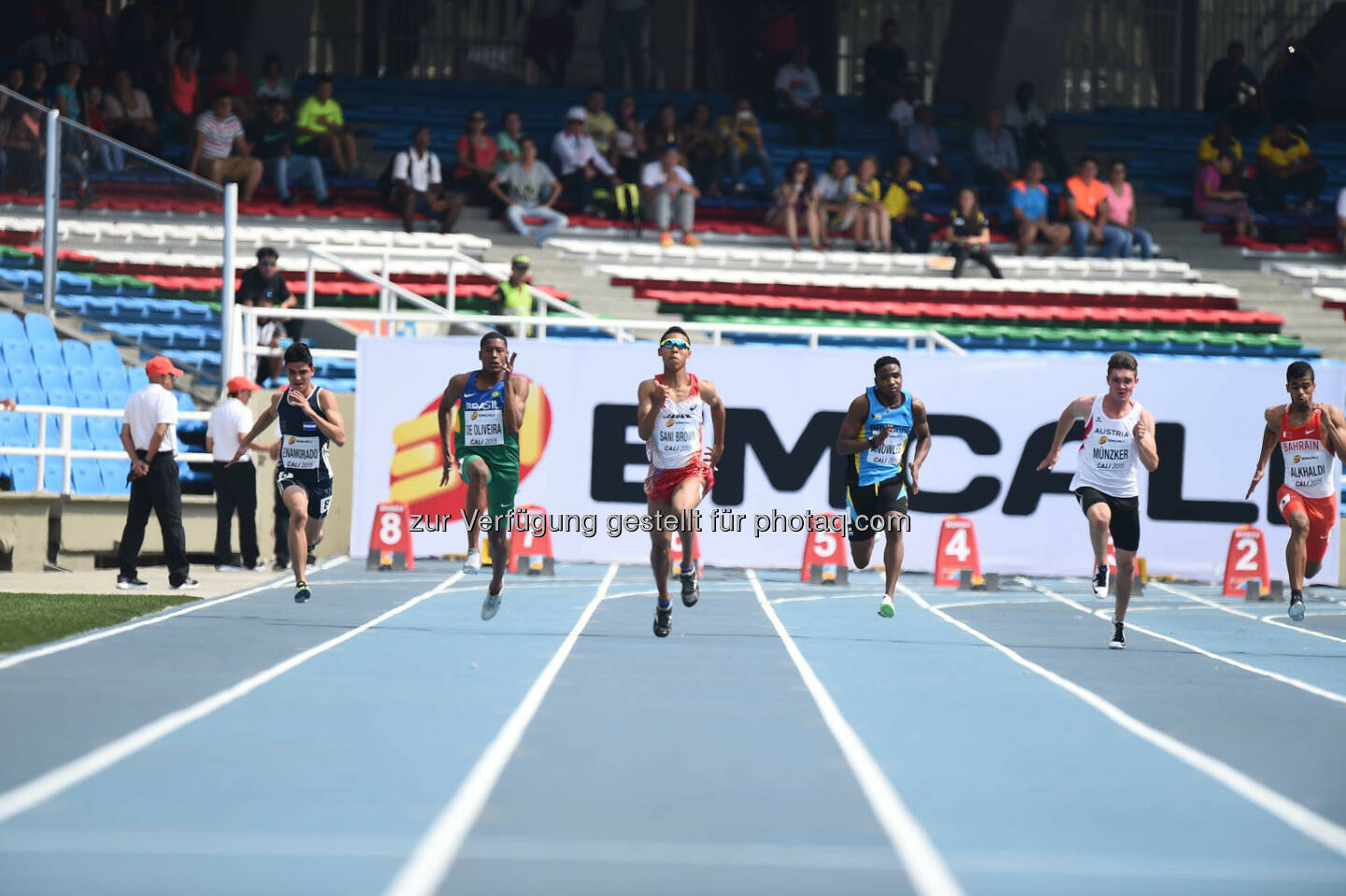 Max Münzker, 100m, Laufbahnen (Bild: ÖLV/Jiro Mochizuki)