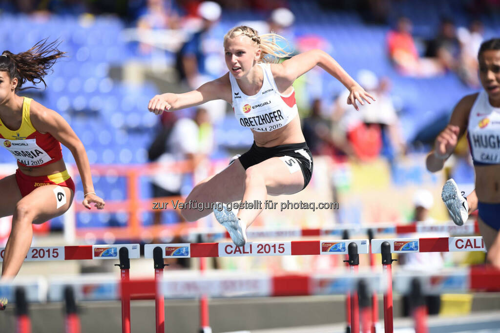 Andrea Obetzhofer, 100m Hürden (Bild: ÖLV/Jiro Mochizuki) (19.07.2015) 