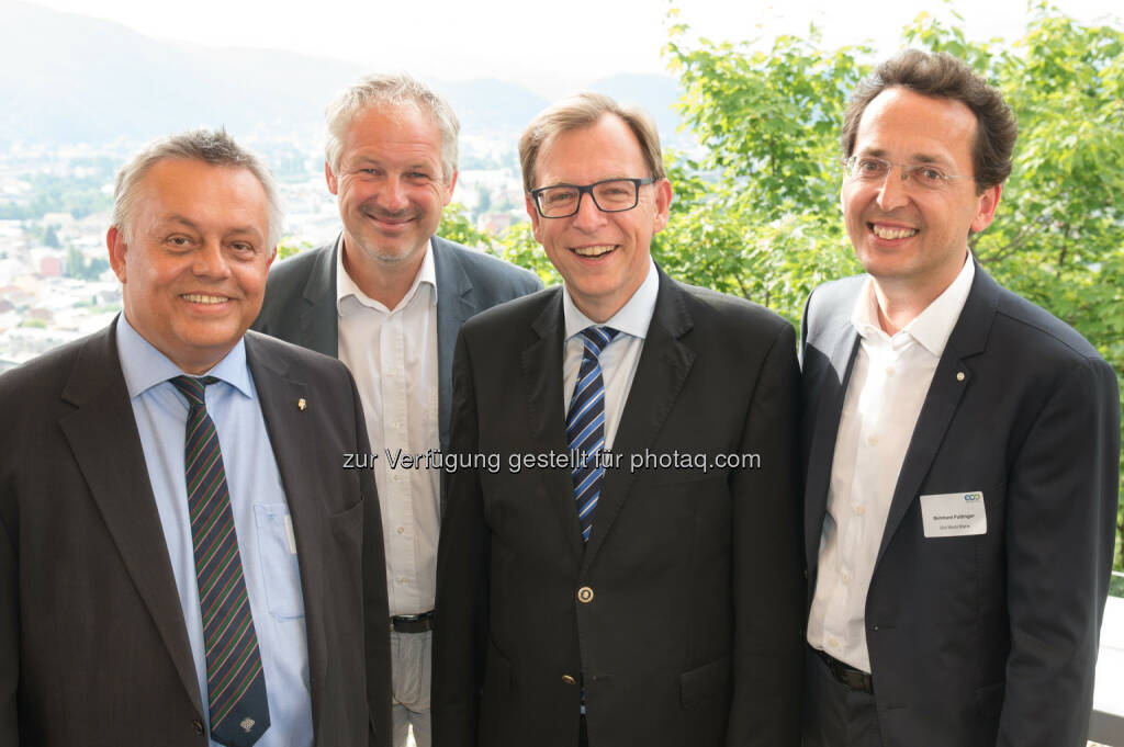 Wilhelm Himmel,Thomas Rajakovics, Christian Buchmann, Bernhard Puttinger : Steirische Umwelttechnik im Aufwind : © ECO World Styria, © Aussendung (20.07.2015) 