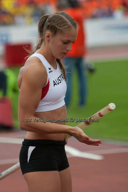 Kira Grünberg, Stabhoch (Bild: ÖLV/Coen Schilderman) (21.07.2015) 