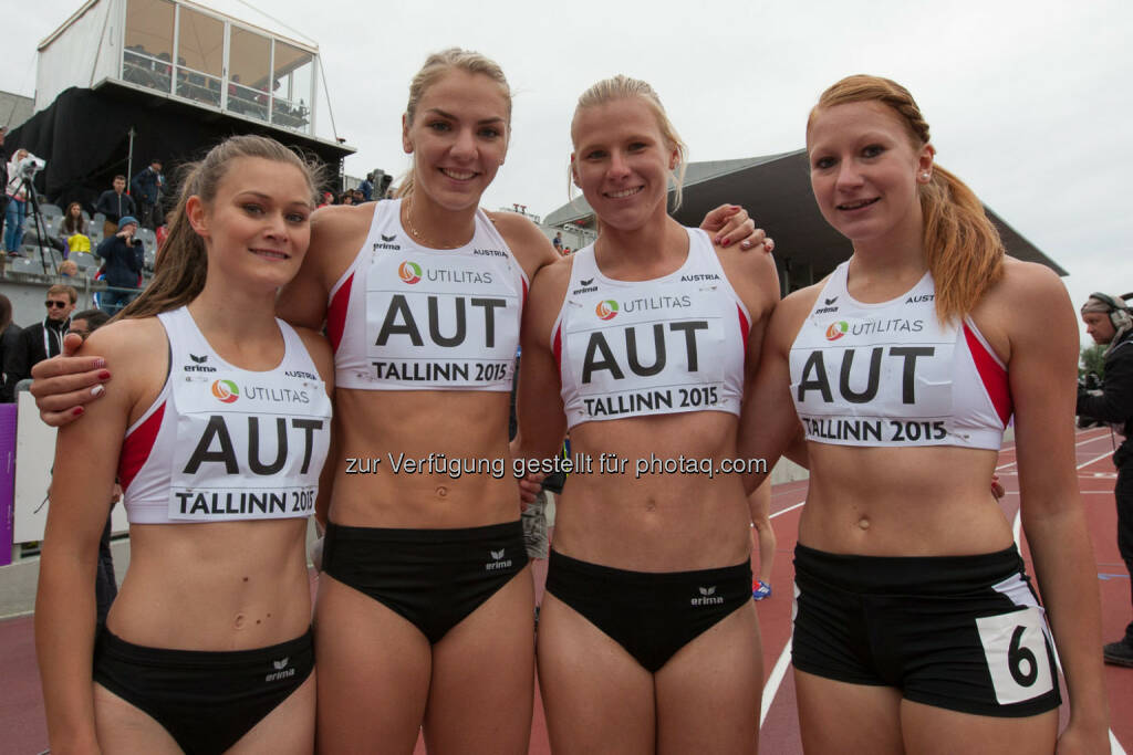 4 x 400m Staffel, Österreich, Austria, Vier (Bild: ÖLV/Coen Schilderman) (21.07.2015)