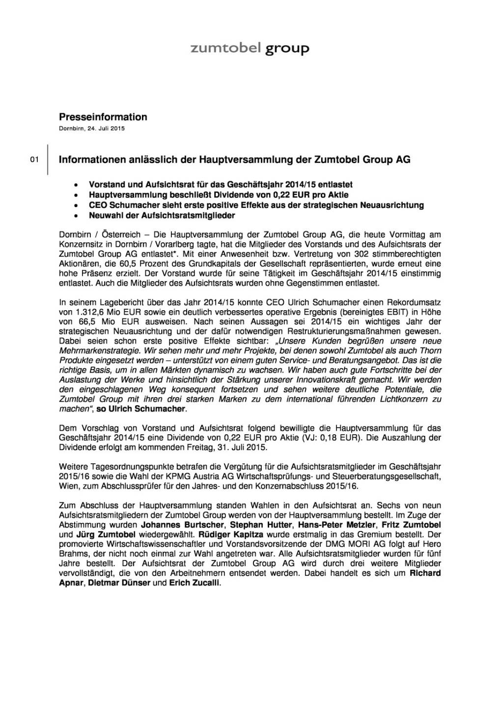 Zumtobel beschliesst Dividende von 0,22 Euro, Seite 1/2, komplettes Dokument unter http://boerse-social.com/static/uploads/file_251_zumtobel_beschliesst_dividende_von_022_euro.pdf