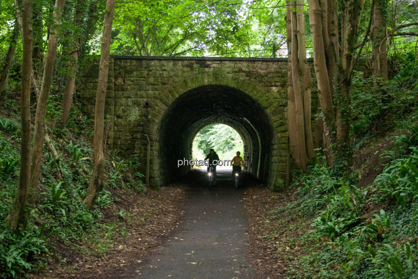 Tunnel, Brücke, Fahrrad