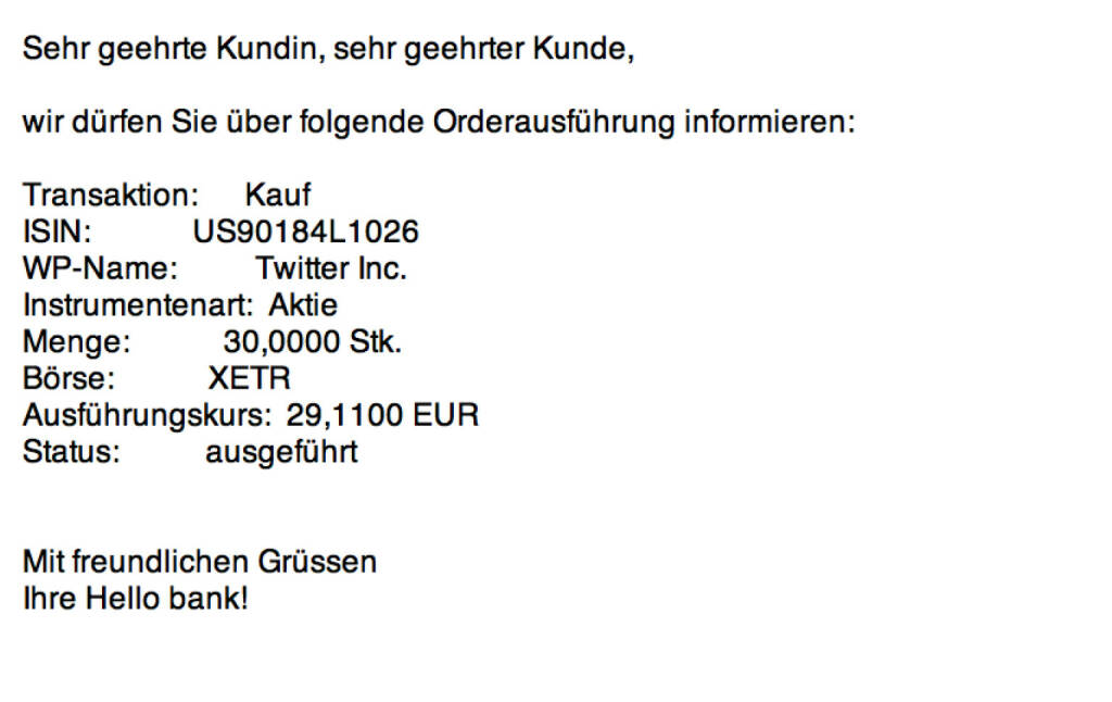 Tag 17: Kauf 30 Twitter zu 29,11 (29.07.2015) 