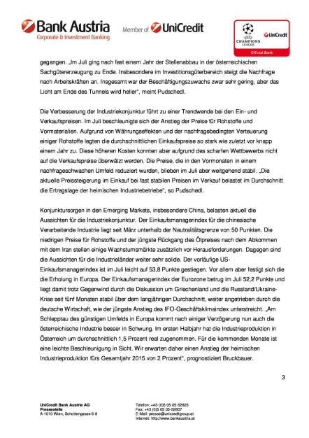 Bank Austria Einkaufsmanagerindex, Seite 3/4, komplettes Dokument unter http://boerse-social.com/static/uploads/file_265_bank_austria_einkaufsmanagerindex.pdf (30.07.2015) 