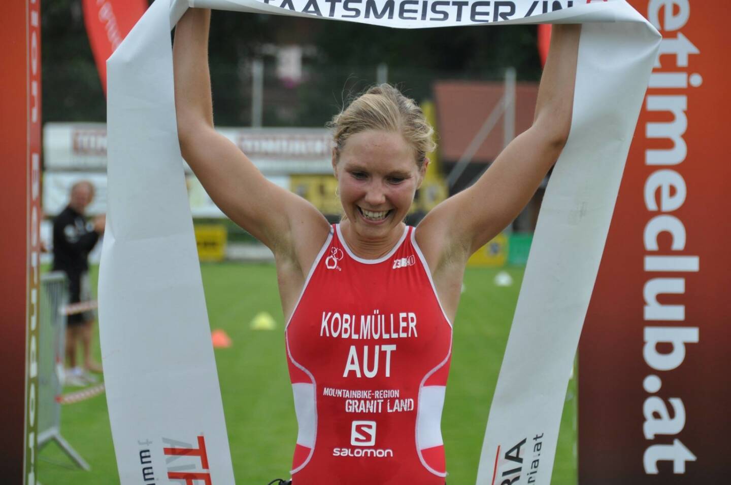 Yes - Sandra Koblmüller Crosstriathlon Staatsmeisterin 2015, Bild: Martin Wychera