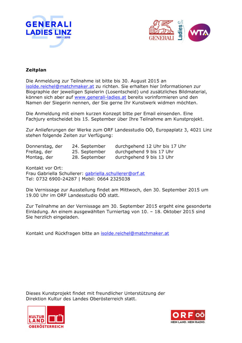 Generali Ladies Kunstprojekt Ausschreibung, Seite 2/2, komplettes Dokument unter http://boerse-social.com/static/uploads/file_272_generali_ladies_kunstprojekt_ausschreibung.pdf