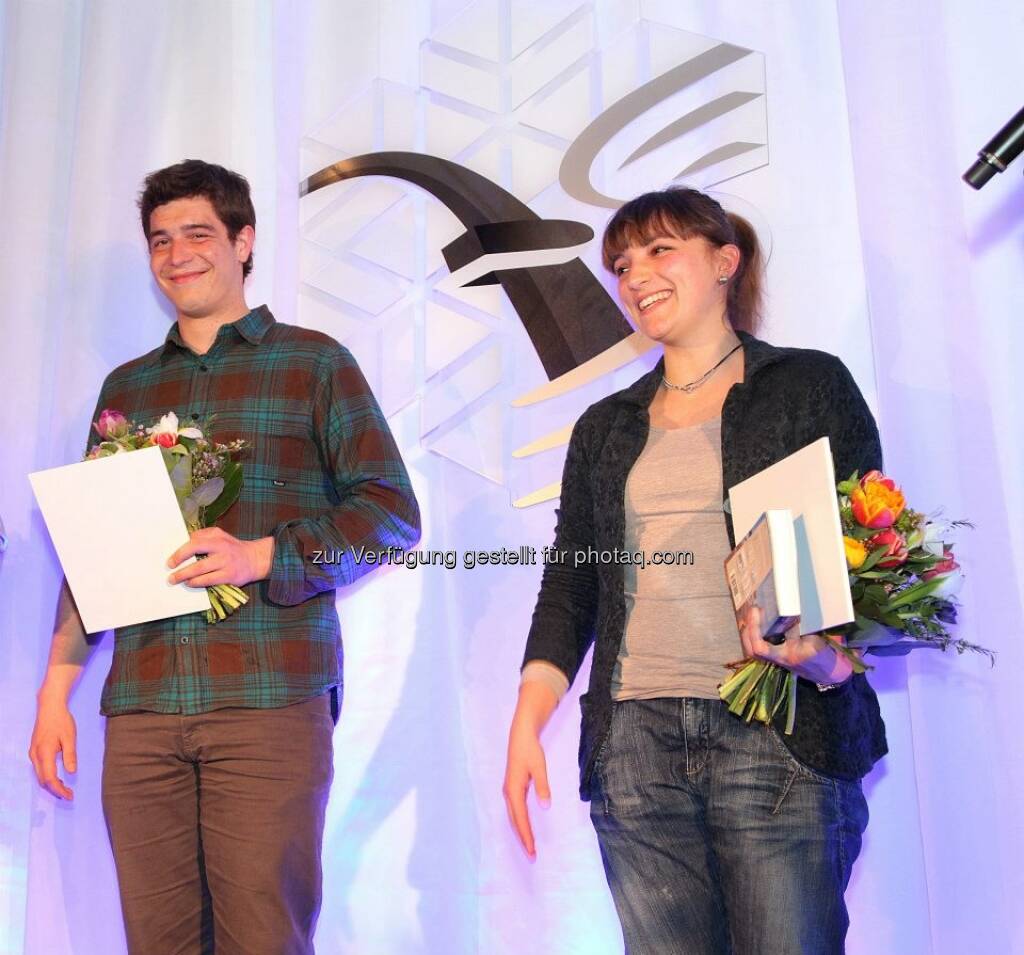 voestalpine-Mitarbeiter-WM: Markus Kerschbamer und Johanna Holzer, die WM-Blogger bei den Echten (14.03.2013) 