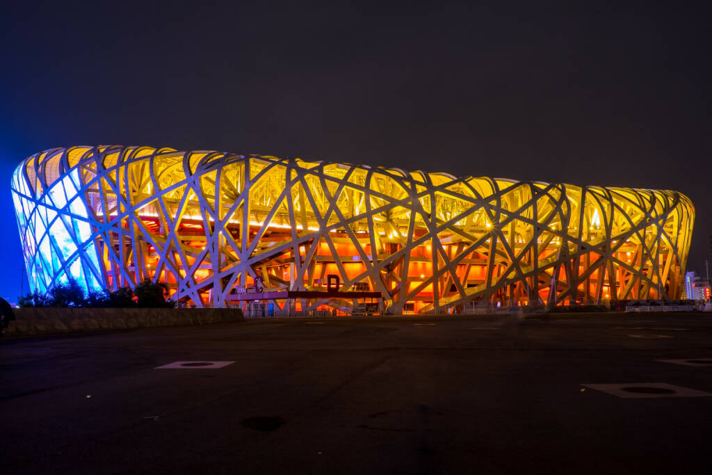 Peking, Beijing National Stadium, Bird's Nest. 2008 Olympische Sommerspiele.<a href=http://www.shutterstock.com/gallery-2953174p1.html?cr=00&pl=edit-00>basiczto</a> / <a href=http://www.shutterstock.com/editorial?cr=00&pl=edit-00>Shutterstock.com</a>, © www.shutterstock.com (10.08.2015) 