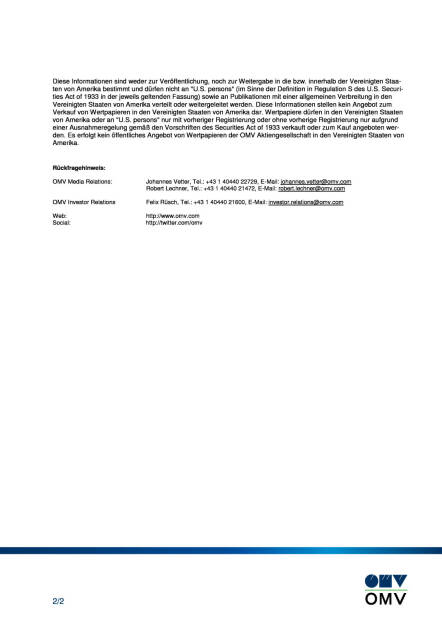 OMV plant Hybridschuldverschreibungen, Seite 2/2, komplettes Dokument unter http://boerse-social.com/static/uploads/file_283_omv_plant_hybridschuldverschreibungen.pdf (11.08.2015) 